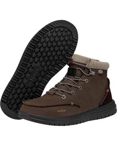 Botines de Hombre HEY DUDE BRADLEY BOOT LEATHER MARRON