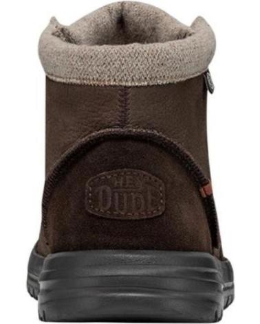 Botines de Hombre HEY DUDE BRADLEY BOOT LEATHER MARRON
