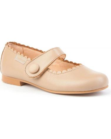 Zapatos de Niña ANGELITOS ZAPATO FRANCESITAS PIEL 1512 CAMEL