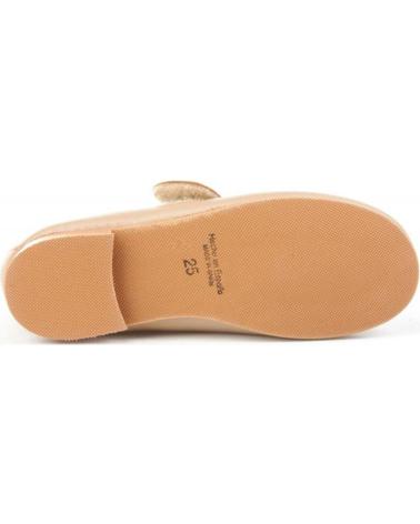 Zapatos de Niña ANGELITOS ZAPATO FRANCESITAS PIEL 1512 CAMEL