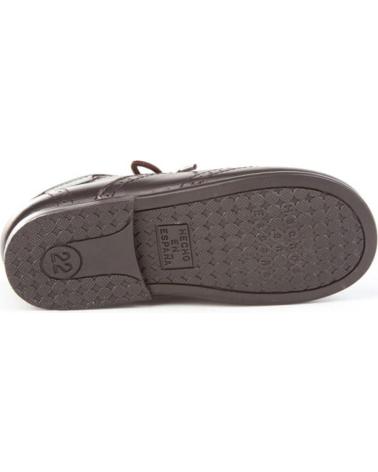 girl and boy shoes ANGELITOS INGLESITA PIEL 505 CHOCOLATE