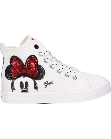 Deportivas de Niña GEOX J0204F 00010 JR CIAK GIRL C0644 OFF WHITE-RED