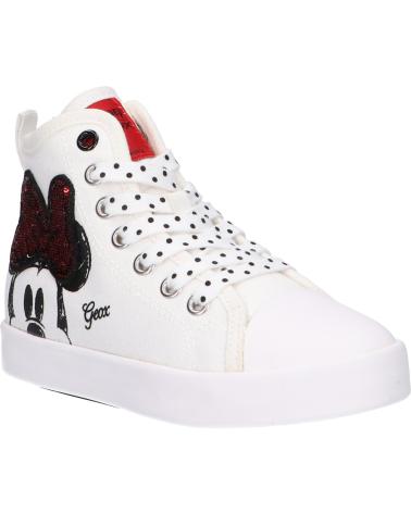 Deportivas de Niña GEOX J0204F 00010 JR CIAK GIRL C0644 OFF WHITE-RED
