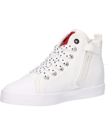 Deportivas de Niña GEOX J0204F 00010 JR CIAK GIRL C0644 OFF WHITE-RED