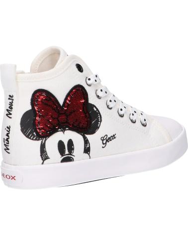 Deportivas de Niña GEOX J0204F 00010 JR CIAK GIRL C0644 OFF WHITE-RED