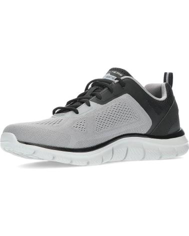 SKECHERS ZAPATILLA TRACK BROADER 232698-GYBK GRIS