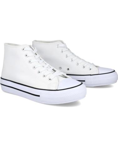Scarpe sport per Donna L&R SHOES LR SHOES ABX0262-1 ZAPATILLAS ALTAS MU BLANCO