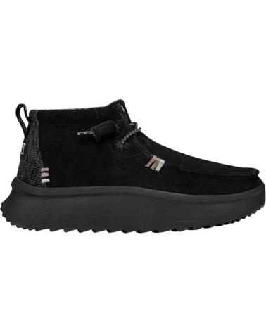 Botines de Mujer HEY DUDE HEYDUDE WENDY PEAK HI SUEDE - BLACK NEGRO
