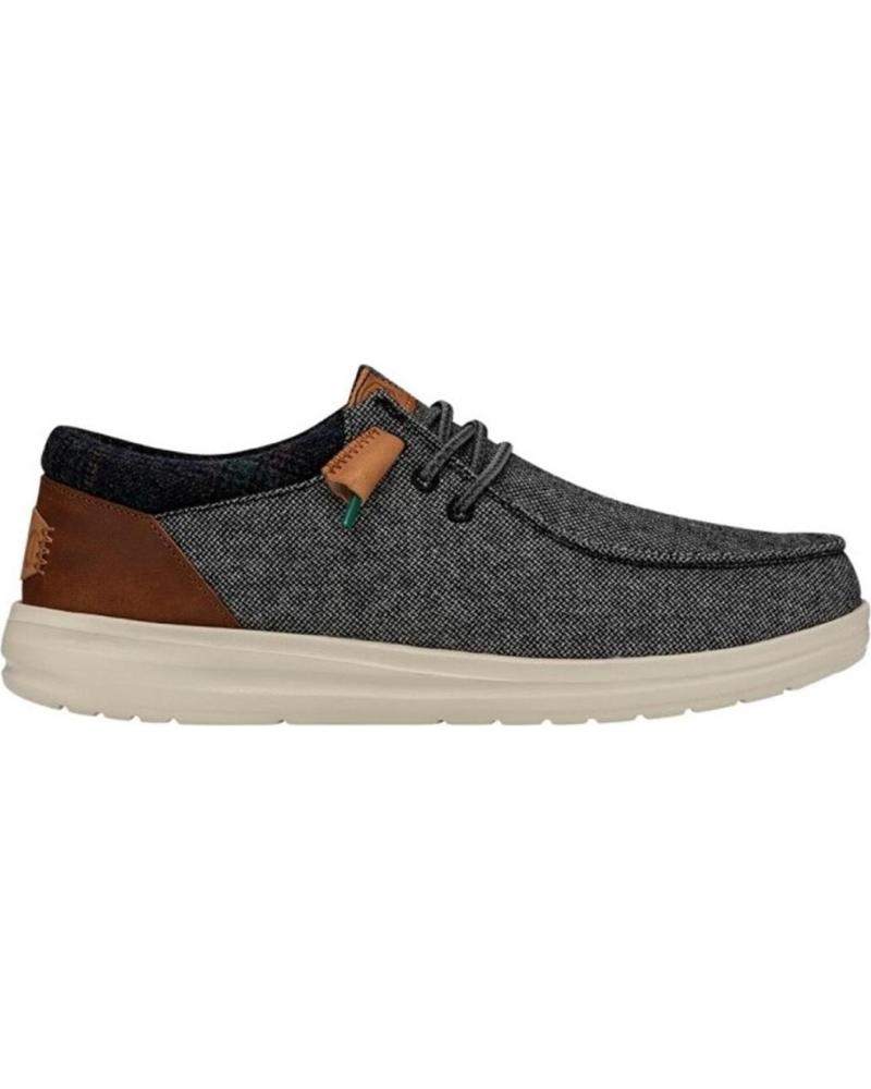 Zapatos de Hombre HEY DUDE WALLY GRIP WOOL GRIS