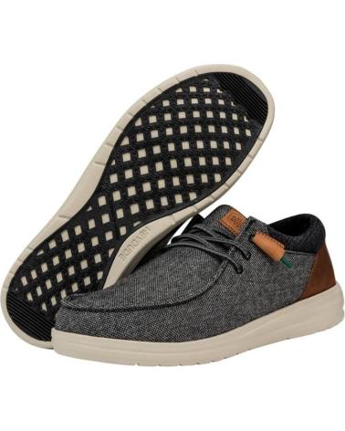Zapatos de Hombre HEY DUDE WALLY GRIP WOOL GRIS
