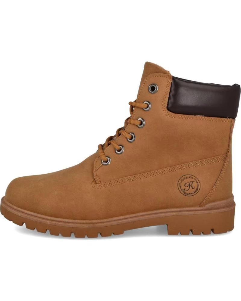 Scarpe sport per Uomo L&R SHOES LR SHOES NU7724 BOTAS DE CORDONES HOMB CAMEL