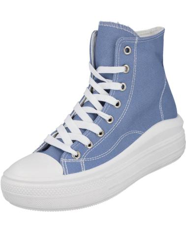 Trainers-De-Mujer-L&R-SHOES-LR-SHOES-SL101-ZAPATILLAS-LONA-PLATAFO-JEANS