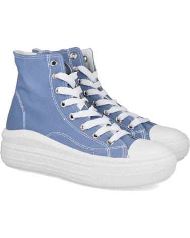 Trainers-De-Mujer-L&R-SHOES-LR-SHOES-SL101-ZAPATILLAS-LONA-PLATAFO-JEANS
