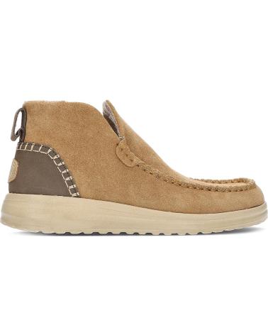 Botines de Mujer HEY DUDE BOTIN DUDE DENNY SUEDE CHESTNUT