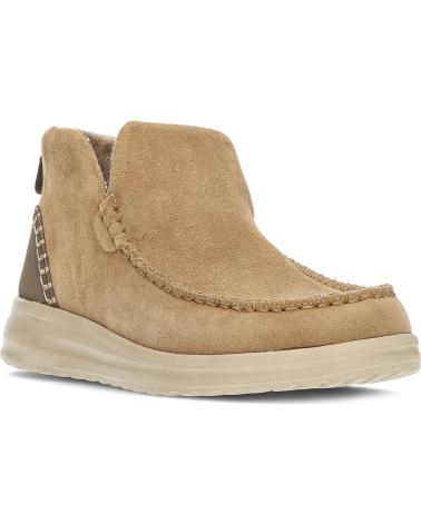 Botines de Mujer HEY DUDE BOTIN DUDE DENNY SUEDE CHESTNUT