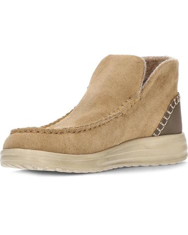 Botines de Mujer HEY DUDE BOTIN DUDE DENNY SUEDE CHESTNUT