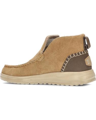 Botines de Mujer HEY DUDE BOTIN DUDE DENNY SUEDE CHESTNUT