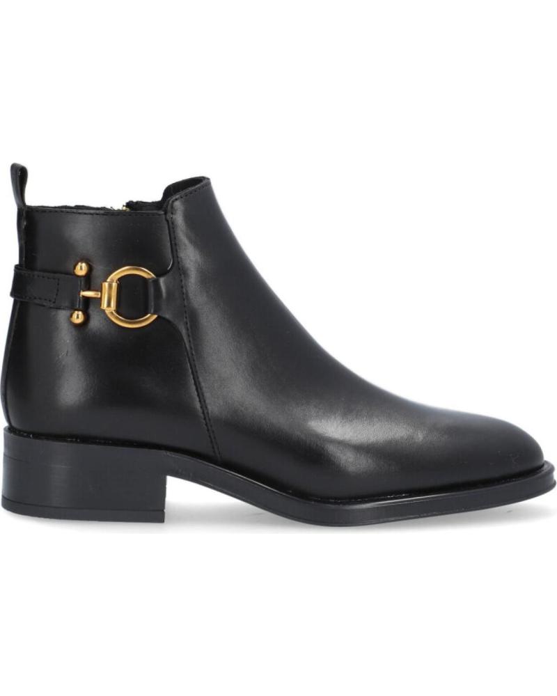 Woman Mid boots ALPE BOTIN PARA MUJER COUTURE PIEL NEGRO