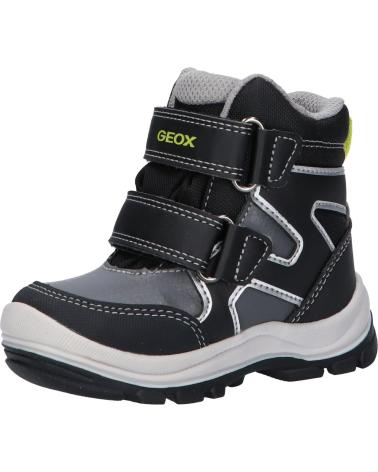 Botas de Menina e Menino GEOX B263VD 0FU54 B FLANFIL BOY B ABX C0017 BLACK-GREY