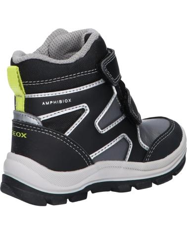 Botas de Menina e Menino GEOX B263VD 0FU54 B FLANFIL BOY B ABX C0017 BLACK-GREY