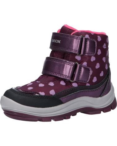 girl boots GEOX B263WJ 0MNNF B FLANFIL GIRL B ABX C8017 PRUNE