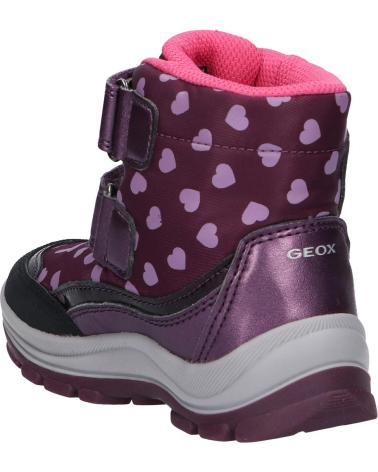 girl boots GEOX B263WJ 0MNNF B FLANFIL GIRL B ABX C8017 PRUNE