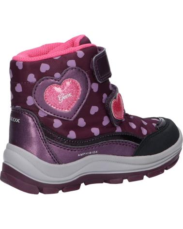 girl boots GEOX B263WJ 0MNNF B FLANFIL GIRL B ABX C8017 PRUNE