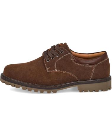 Sapatos de Homem L&R SHOES LR SHOES 355187 ZAPATOS DE CORDONES HO MARRON