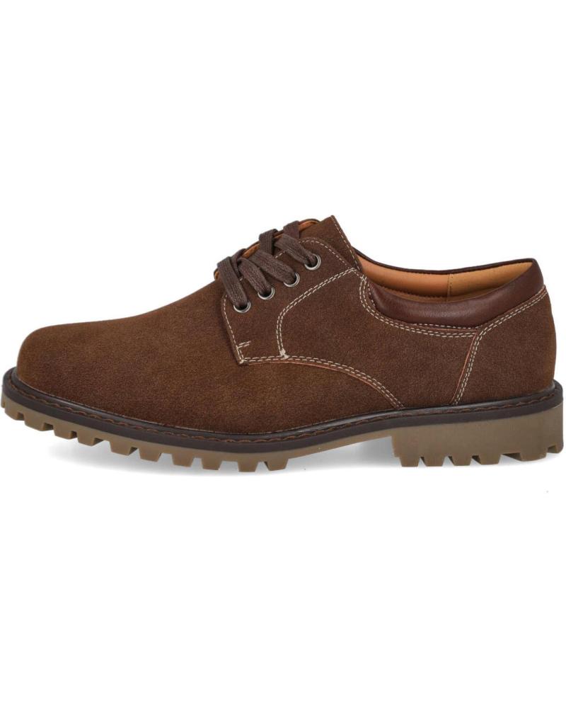Sapatos de Homem L&R SHOES LR SHOES 355187 ZAPATOS DE CORDONES HO MARRON