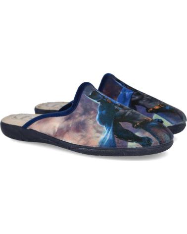 Pantufas de Menino L&R SHOES LR SHOES 355187 ZAPATILLAS DE CASA NIN AZUL