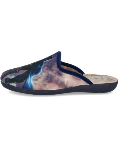 Pantufas de Menino L&R SHOES LR SHOES 355187 ZAPATILLAS DE CASA NIN AZUL