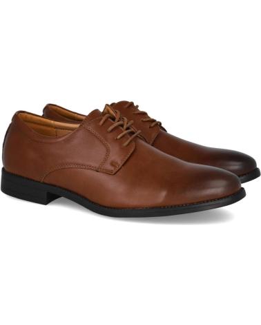 Sapatos de Homem L&R SHOES LR SHOES 8857 ZAPATOS VESTIR HOMBRE CAMEL