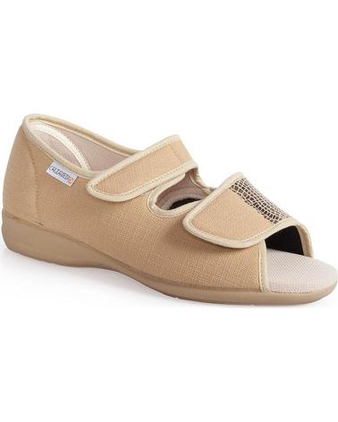 Sandali per Donna calzamedi SANDALIA 3084 ANCHO ESPECIAL BEIGE