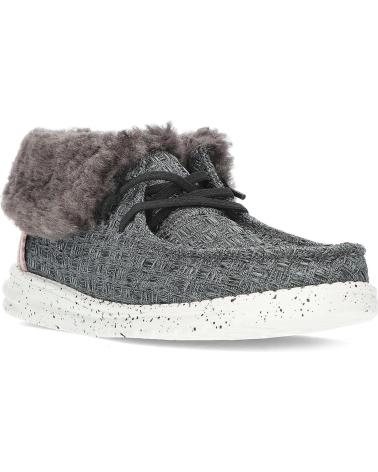 Botines de Mujer HEY DUDE BOTINES DUDE WENDY FOLD STITCH COZY BLACK