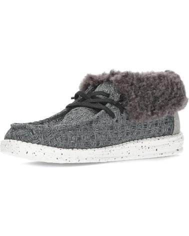 Botines de Mujer HEY DUDE BOTINES DUDE WENDY FOLD STITCH COZY BLACK