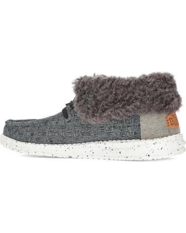 Botines de Mujer HEY DUDE BOTINES DUDE WENDY FOLD STITCH COZY BLACK
