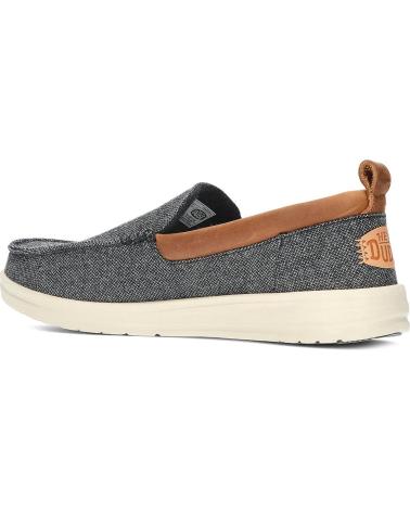 Mocasines de Hombre HEY DUDE MOCASINES DUDE WALLY GRIP MOC WOOL CHARCOAL