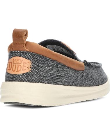 Mocasines de Hombre HEY DUDE MOCASINES DUDE WALLY GRIP MOC WOOL CHARCOAL