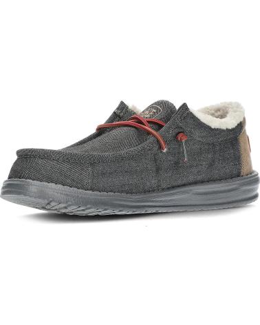 Mocasines de Hombre HEY DUDE MOCASINES DUDE WALLY  SHELL BLACK