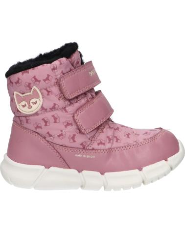 Botas de Menina GEOX B163QA 0MNNF B FLEXYPER GIRL B AB C8007 DK ROSE