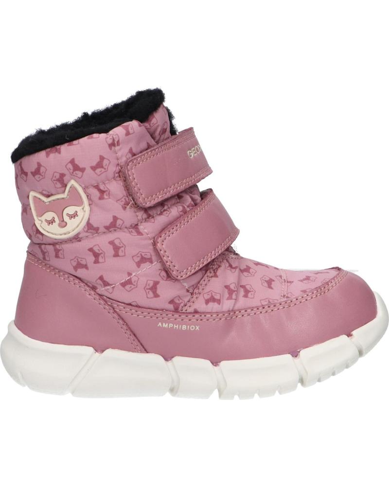 Botas de Menina GEOX B163QA 0MNNF B FLEXYPER GIRL B AB C8007 DK ROSE