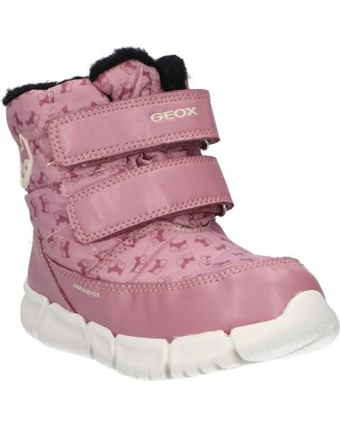 Botas de Menina GEOX B163QA 0MNNF B FLEXYPER GIRL B AB C8007 DK ROSE