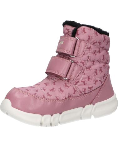 Botas de Menina GEOX B163QA 0MNNF B FLEXYPER GIRL B AB C8007 DK ROSE