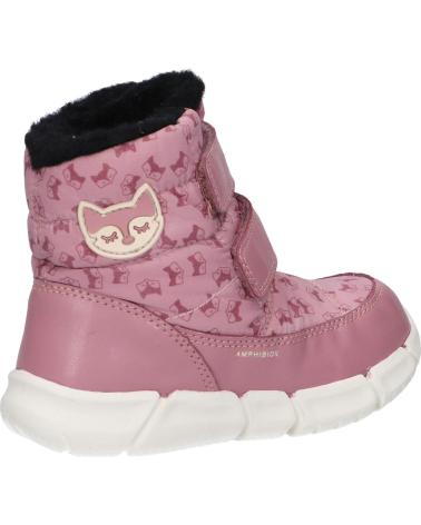Botas de Menina GEOX B163QA 0MNNF B FLEXYPER GIRL B AB C8007 DK ROSE