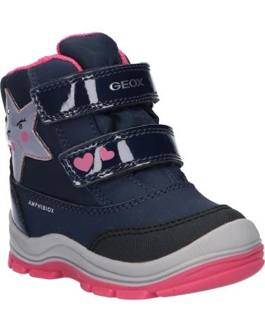 girl boots GEOX B163WA 050FU B FLANFIL GIRL B ABX C4268 NAVY-FUCHSIA
