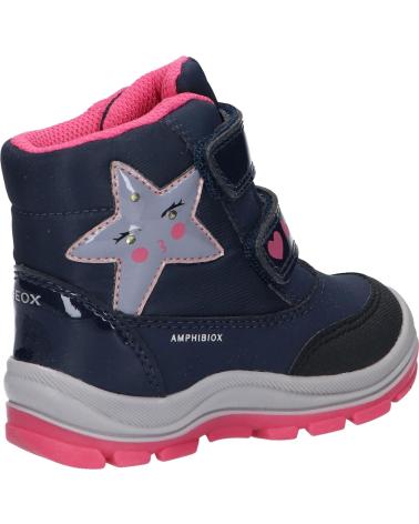 girl boots GEOX B163WA 050FU B FLANFIL GIRL B ABX C4268 NAVY-FUCHSIA