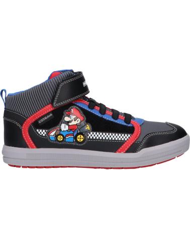 Esportes  de Menina e Menino GEOX J164AB 05411 J ARZACH BOY C0048 BLACK-RED