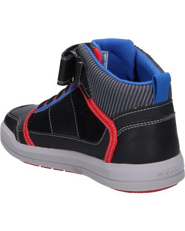 Esportes  de Menina e Menino GEOX J164AB 05411 J ARZACH BOY C0048 BLACK-RED