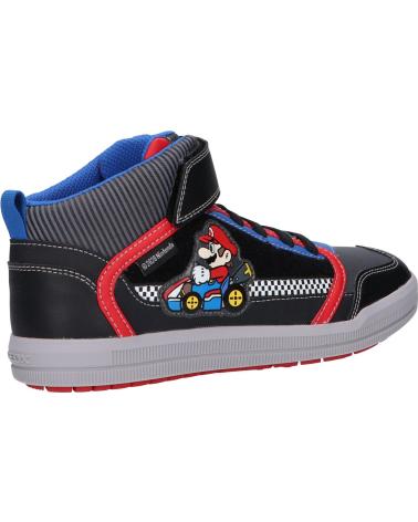 Esportes  de Menina e Menino GEOX J164AB 05411 J ARZACH BOY C0048 BLACK-RED