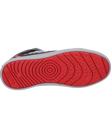 Esportes  de Menina e Menino GEOX J164AB 05411 J ARZACH BOY C0048 BLACK-RED